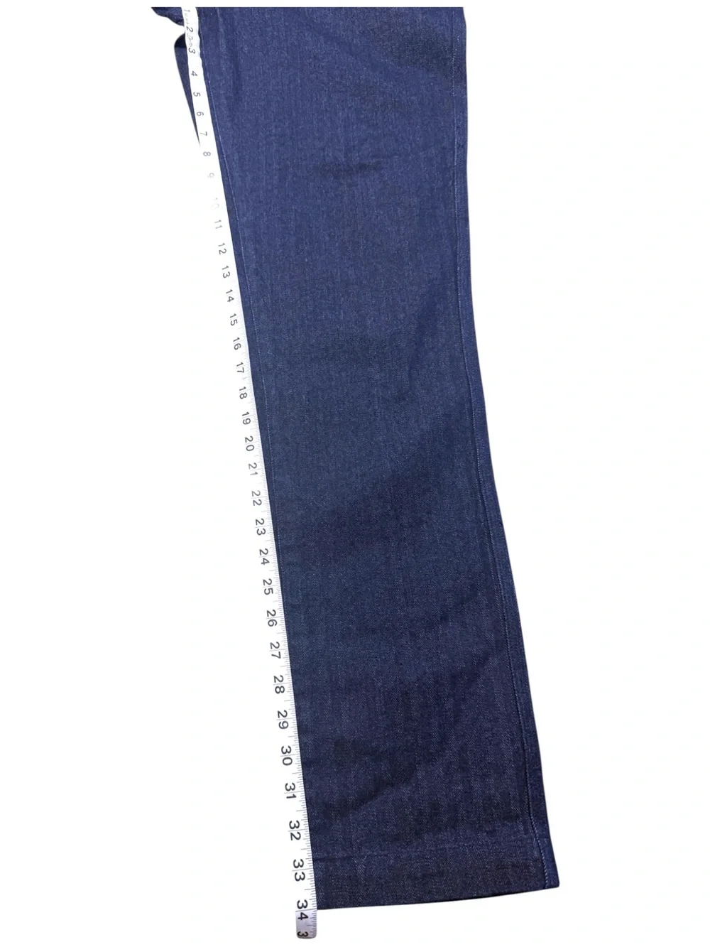Taylor Stitch Morse Pant Washed Indigo Stripe Organic Cotton Tailored 32x34